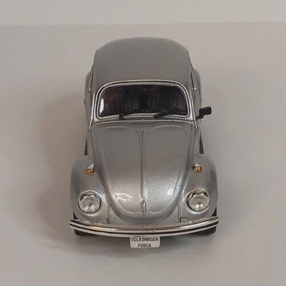 PCT Volkswagon VW Beetle Fusca Diecast 1:43 Vintage Silver Good Condition - Picture 5 of 9